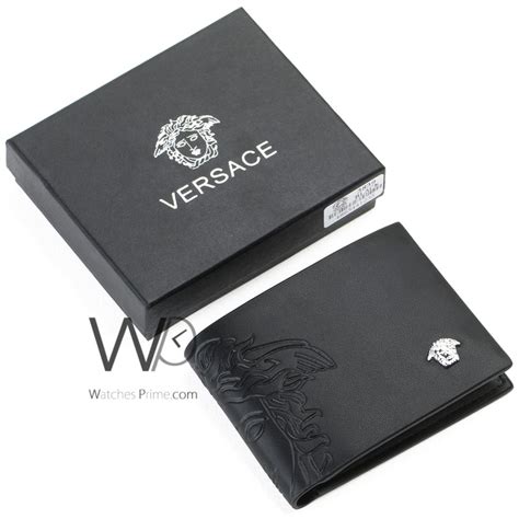 versace mens wallet v93s129|Versace leather wallet.